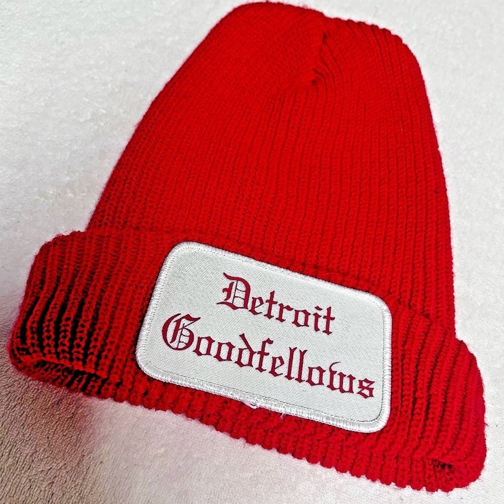 Vintage Detroit Goodfellows Newsboy Winter Hat